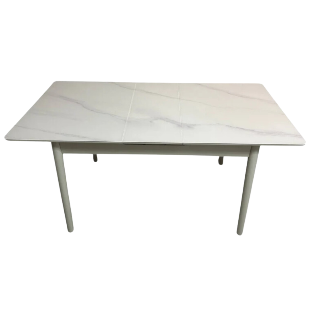 Трапезна разтегаема маса Лорета със закалено стъкло 120/150 х 75 см