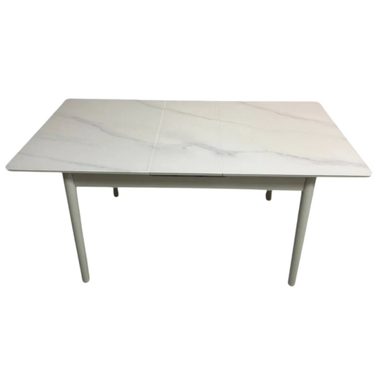 Трапезна разтегаема маса Лорета със закалено стъкло 120/150 х 75 см