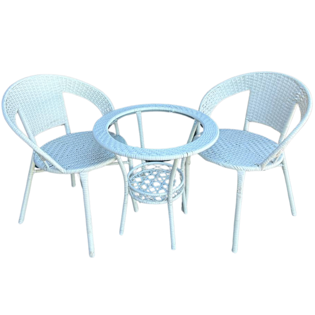 Ратанов Комплект Harmony | 2 стола с маса + поставка