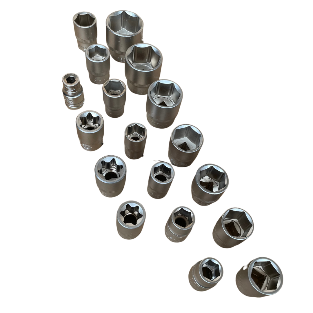 Комплект: Крик "Крокодил" 2 тона с куфар WerkBull + Професионално Гедоре с 216 части WerkBull