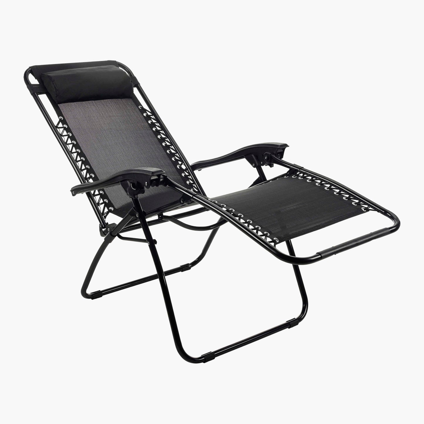 Сгъваем стол/шезлонг + ПОДАРЪК възглавница и поставка за смартфон и напитки