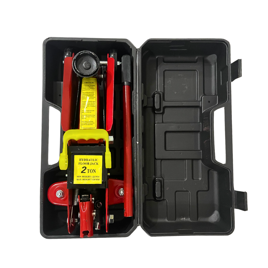 Комплект: Крик "Крокодил" 2 тона с куфар WerkBull + Професионално Гедоре с 216 части WerkBull