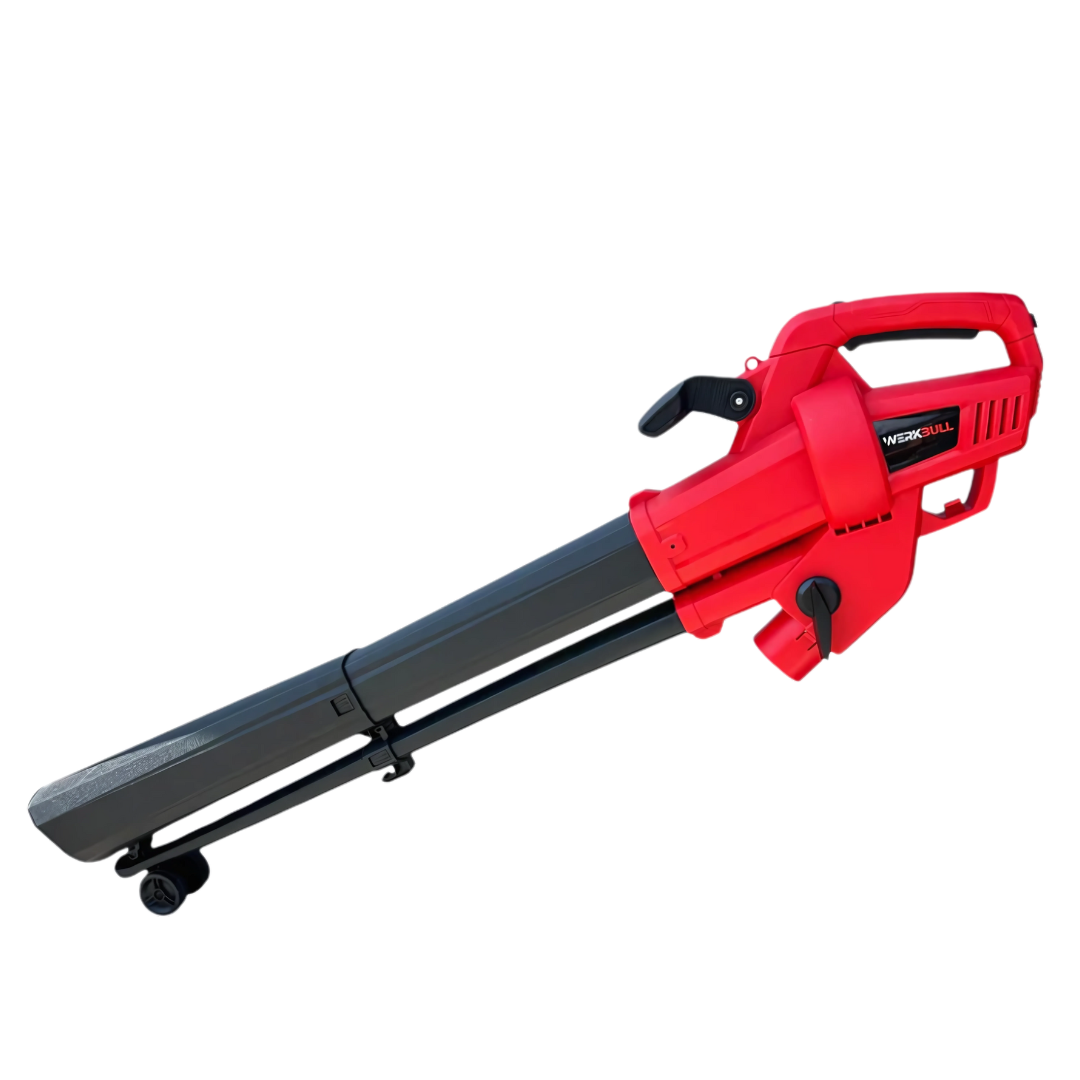 Немска Електрическа духалка за листа WerkBull – Листосъбирач 3500W с три режима на работа