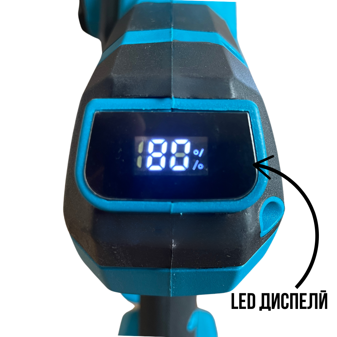 Немска акумулаторна Безчеткова резачка 25см с Автоматично Омасляване и дисплей за нивото на батерията + две закалени вериги