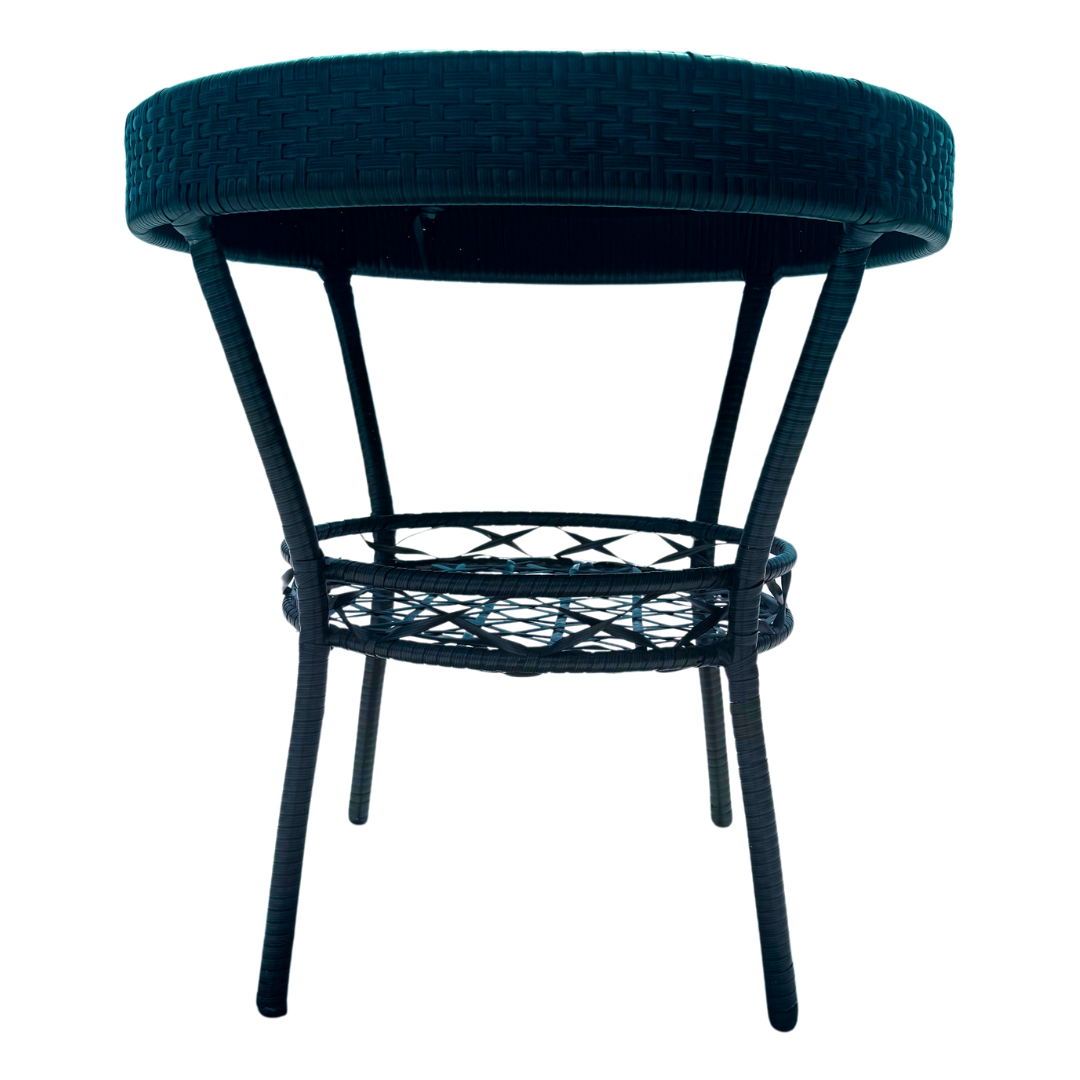 Градински Ратанов Комплект Oasis 2 стола с маса + поставка