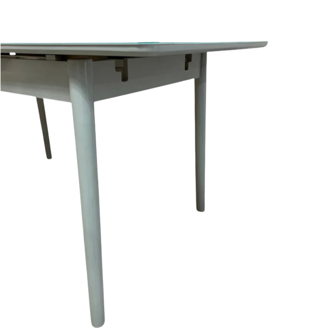 Трапезна разтегаема маса Лорета със закалено стъкло 120/150 х 75 см