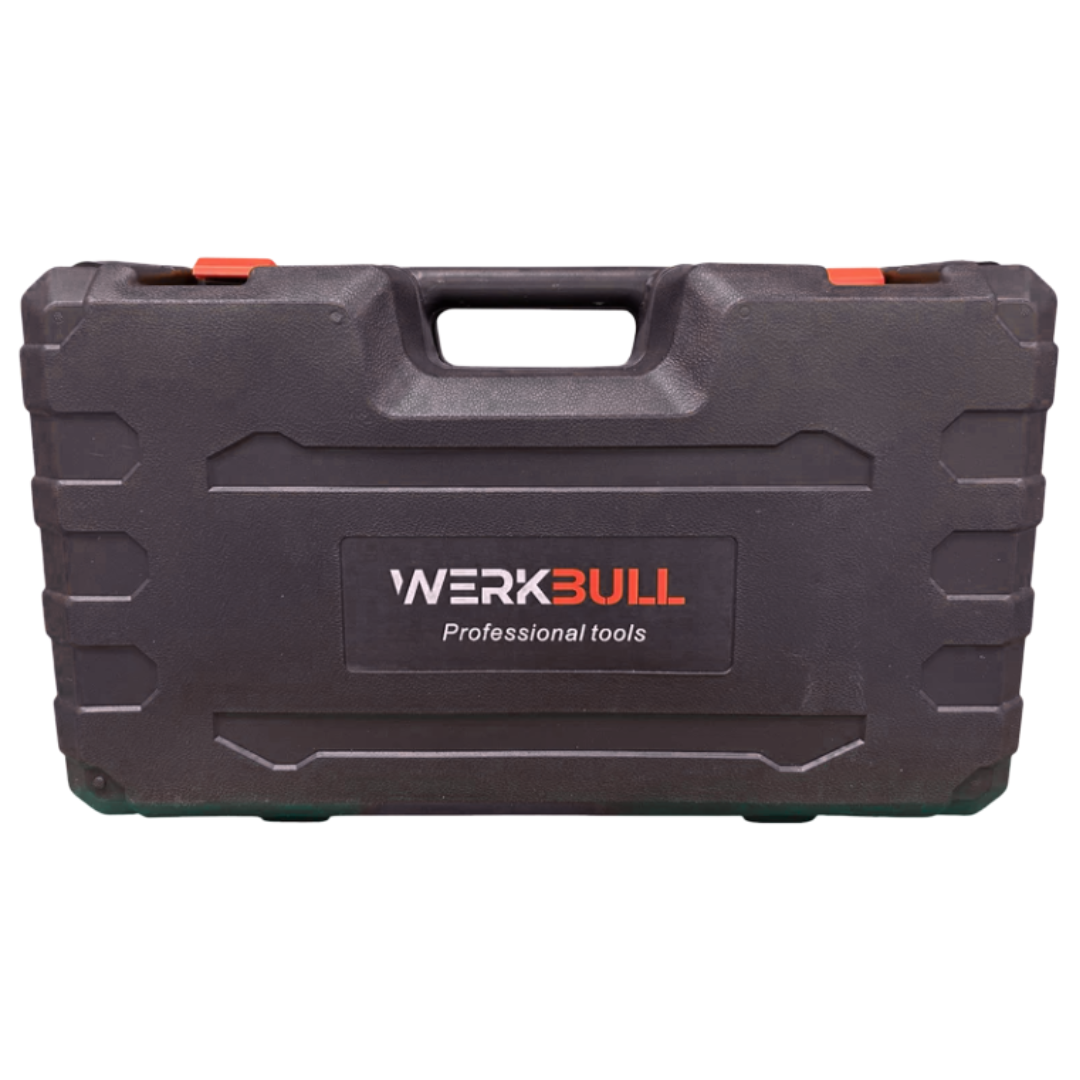 Немска акумулаторна резачка WerkBull 36V 10Ah + 2 вериги и ръкавици