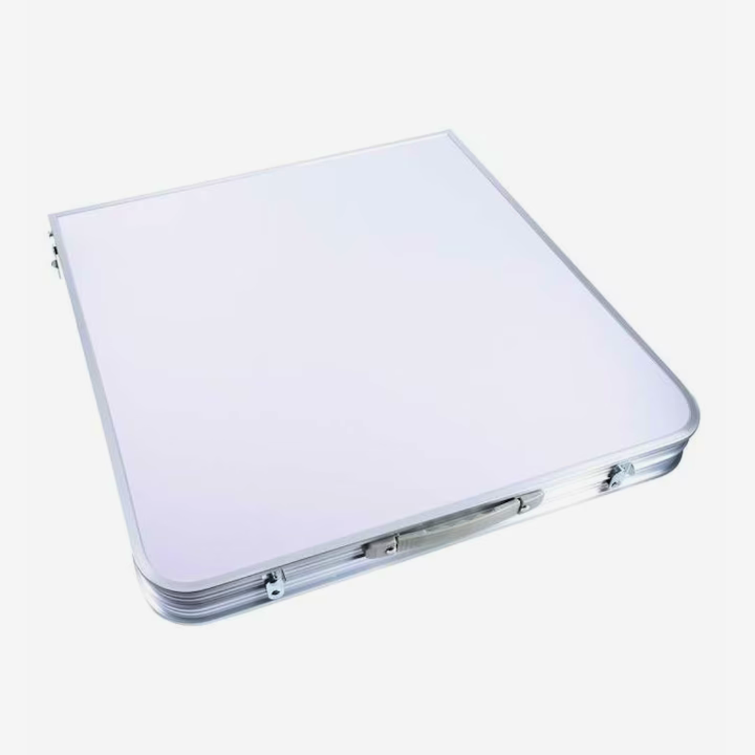 Преносима Алуминиева маса WerkBull с 4 стола,90x70x70 см