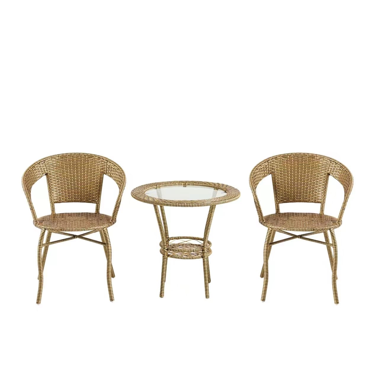 Ратанов Комплект Harmony | 2 стола с маса + поставка