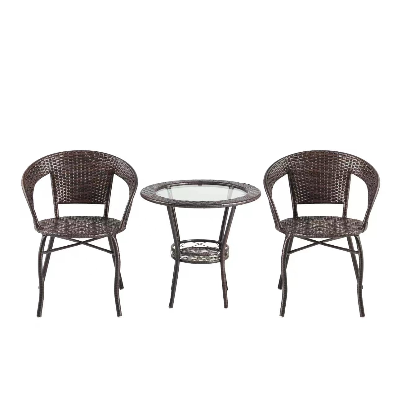 Ратанов Комплект Harmony | 2 стола с маса + поставка