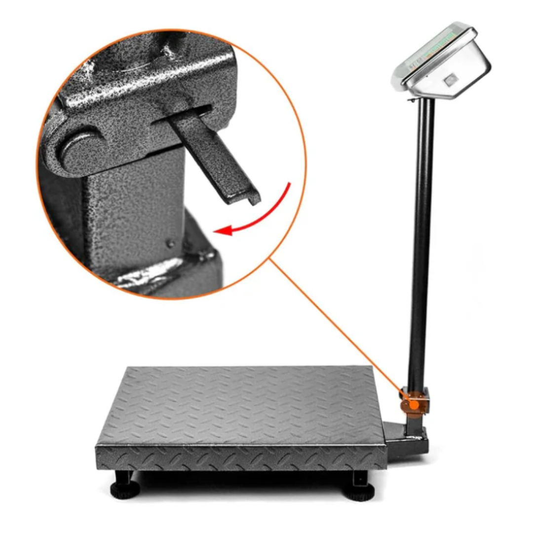 Платформена електронна везна до 300кг - платформен кантар с дисплей