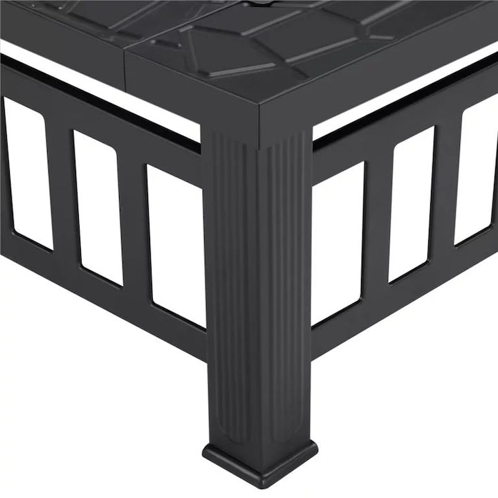 Тройно Удоволствие: Маса 'Ice and Fire' - Пещ за BBQ, Камина и Ледарка в Едно