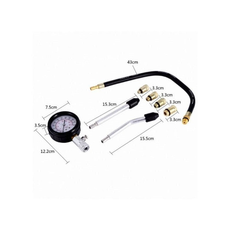 Компресомер за измерване на налягането на маслото и бензина