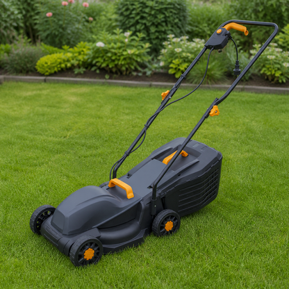 Електрическа косачка Werkbull Germany 1800W с кош 25L и регулиране на височината