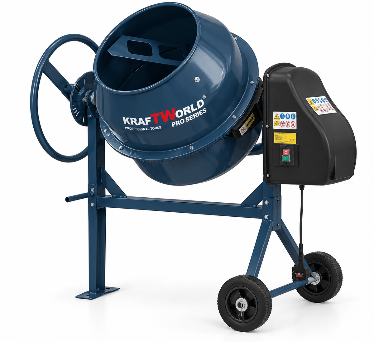 Бетонобъркачка KraftWorld Pro 180, 200 или 240 л - снимка 1