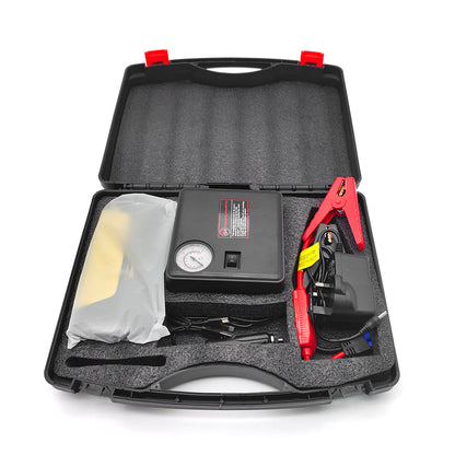 Мултифункционален Комплект Стартерно Устройство High Power Jump starter за кола и компресор