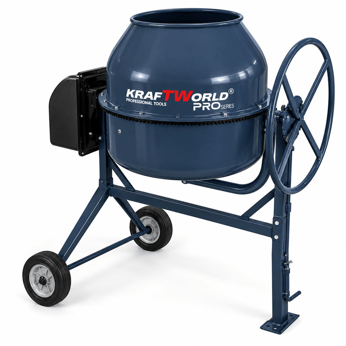 Бетонобъркачка KraftWorld Pro 180, 200 или 240 л - снимка 11