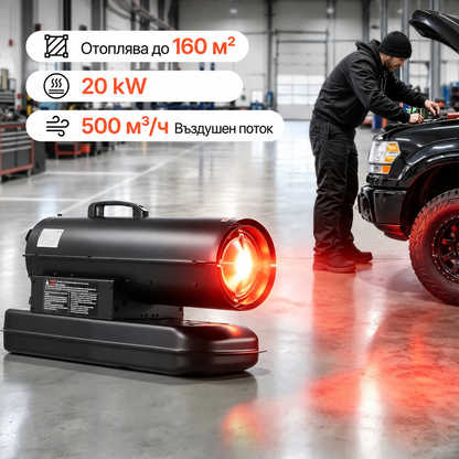 Дизелов калорифер с термостат – 20 / 30 / 50 kW