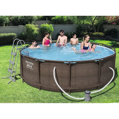 СГЛОБЯЕМ БАСЕЙН BESTWAY Steel ProMax С ПОМПА 366×100см