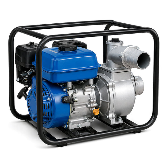Четиритактова Бензинова Водна Помпа 2″ KraftWorld , 7.5HP, 36m³/h, 196cc – снимка 1