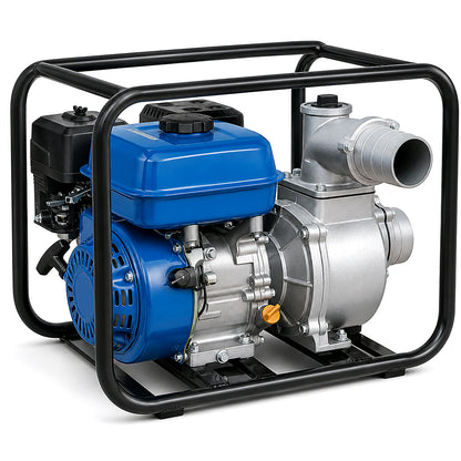 Четиритактова Бензинова Водна Помпа 2″ KraftWorld , 7.5HP, 36m³/h, 196cc – снимка 3