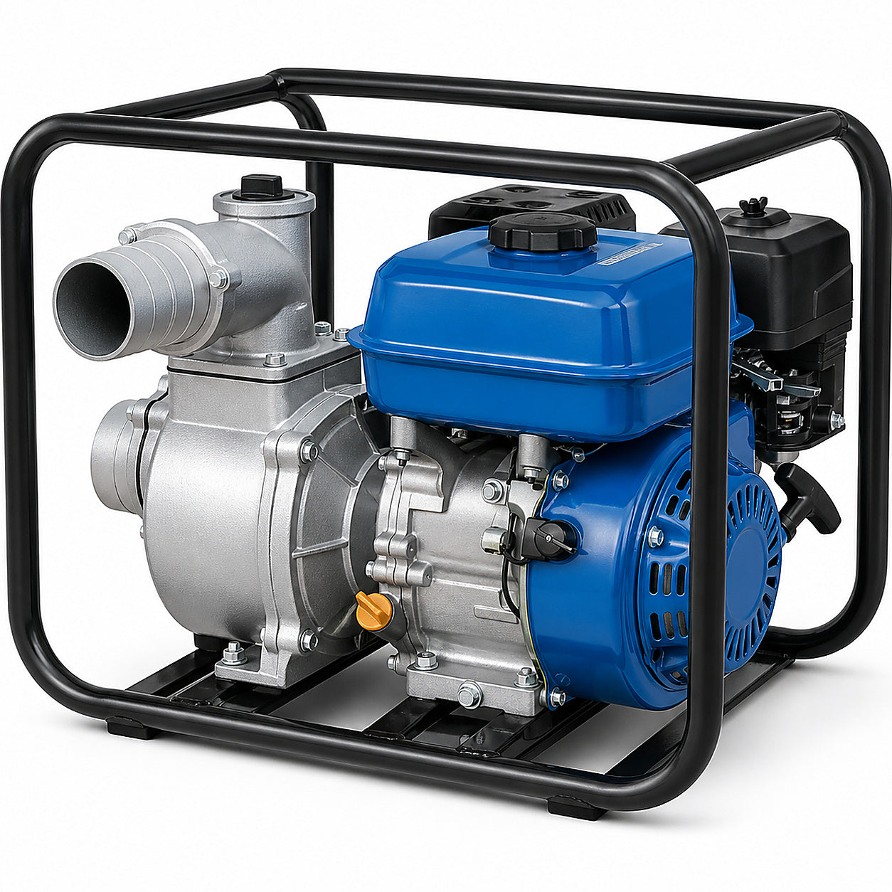 Четиритактова Бензинова Водна Помпа 2″ KraftWorld , 7.5HP, 36m³/h, 196cc – снимка 4