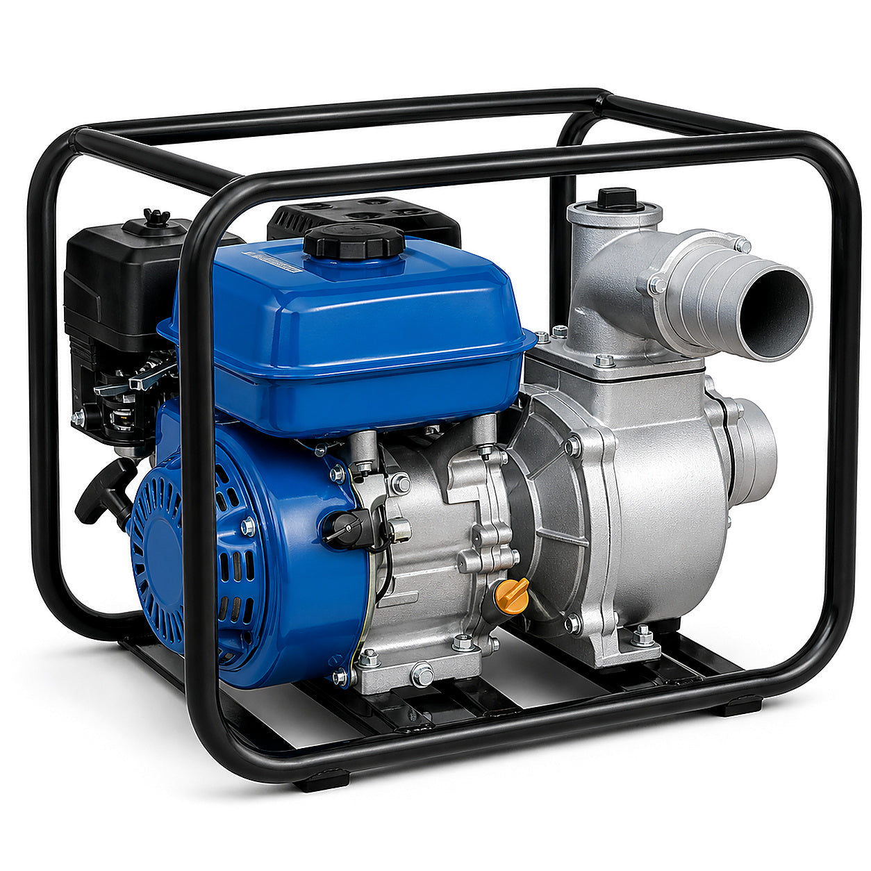 Четиритактова Бензинова Водна Помпа 2″ KraftWorld , 7.5HP, 36m³/h, 196cc – снимка 6