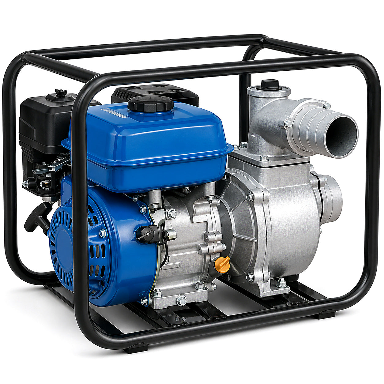 Четиритактова Бензинова Водна Помпа 2″ KraftWorld , 7.5HP, 36m³/h, 196cc – снимка 7