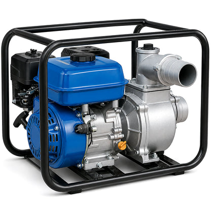 Четиритактова Бензинова Водна Помпа 2″ KraftWorld , 7.5HP, 36m³/h, 196cc – снимка 7