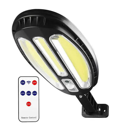 3БР СОЛАРНА LED УЛИЧНА ЛАМПА 600 W ,HB8288A, ОВАЛНА, 138 LED COB